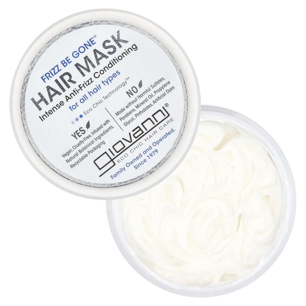Giovanni Frizz Be Gone™, Hair Mask, Powerful Anti-frizz Conditioning, 10 Fl Oz (295 Ml)