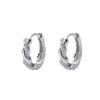 Moebius Diamond Korean Style Women's Ear Cuffs - Simple Fashion Trend, Plain Hoop Temperament Earrings
