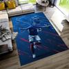 Star-Spieler Kylian Mbappé Bodenmatten-Design für Arbeitszimmer Spielzimmer Flur Spielzimmer Rutschfeste Teppiche Büro Heimdekoration
