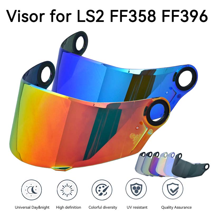 Scratch Wind Shield Helmets Lens Visor Replacement for LS2 FF358 FF396 Motorcycle Helmet Lens Carbon Fiber Glass for LS2 FF396Speed Sensors 6