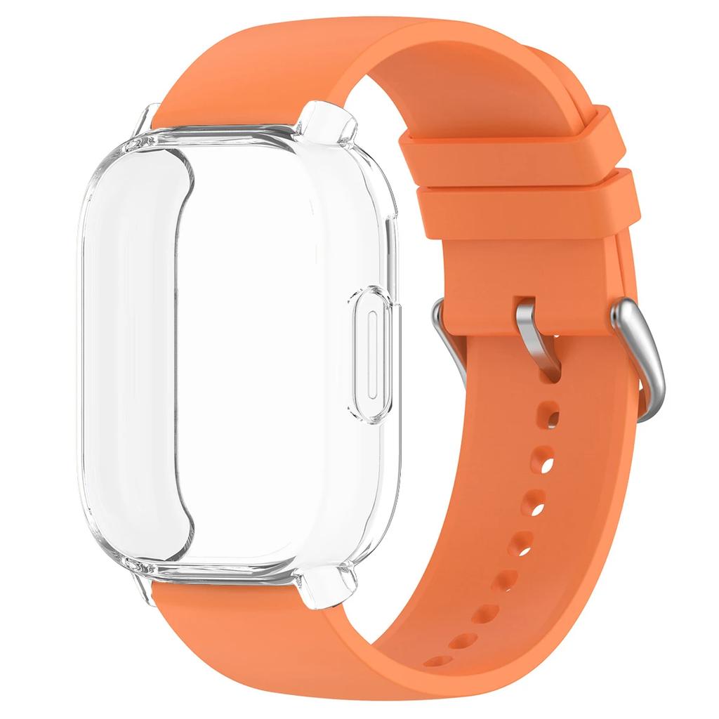 22mm Silicone Strap With Case For Xiaomi Redmi Watch 5 Active Lite Smart Watch Wrist Band And Case For Redmi Watch 5 Lite Active