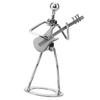 Musician Player Collectible Figurine Ornaments Gift Iron Guitar Player Figurine Decoration