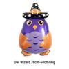 Aluminum Foil Balloons: Halloween Decorations with Ghosts, Skeletons, Pumpkins, and Bats