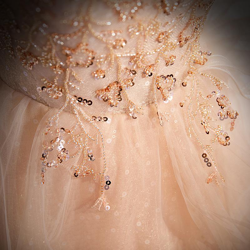 Abendkleid Damen Vokal Kunst Prüfung Aufführungskleid Jahresversammlung Moderator Französische Prinzessin Kleid Quincere Zeremonie