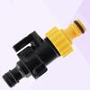 Easy to Install Garden Hose ShutOff Valve, Quick Connects, Quick Release Function, Sturdy ABS Plastic, 2 Valves