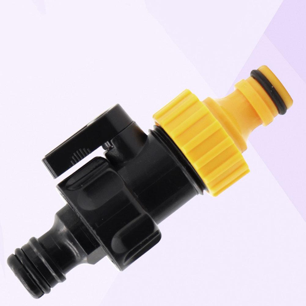Easy to Install Garden Hose ShutOff Valve, Quick Connects, Quick Release Function, Sturdy ABS Plastic, 2 Valves