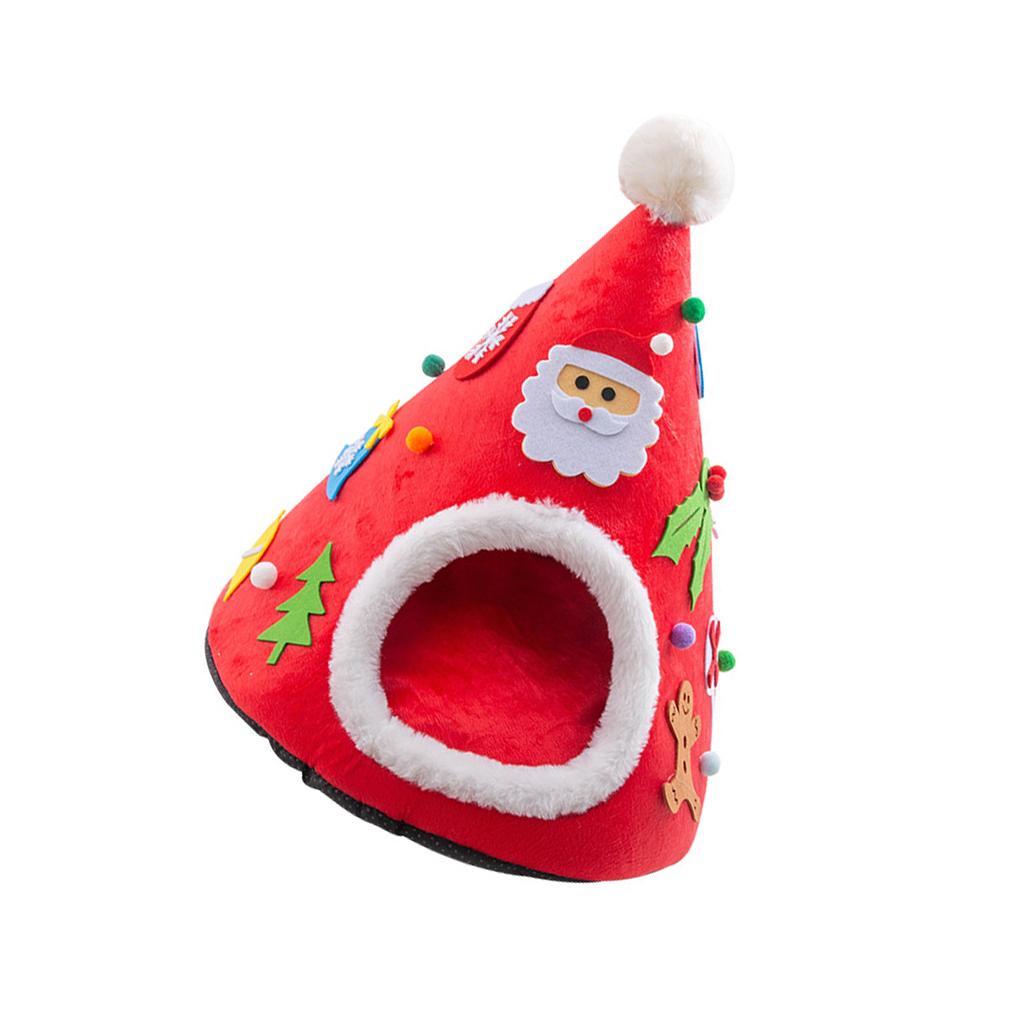 

Кошачье гнездо Кровать для котят Товары для питомцев Компактный размер Утолщенный дизайн Тепло Многоцелевой Собака Бытовые аксессуары Теплые гнезда Кошки Коврик red