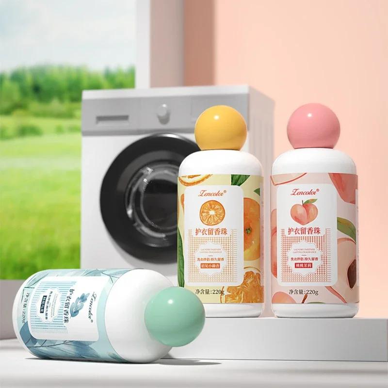 Domowe butelkowane świeże zapachowe cząsteczki płynu do płukania tkanin do usuwania zapachów, długotrwały zapach dla ubrań, perełki do prania