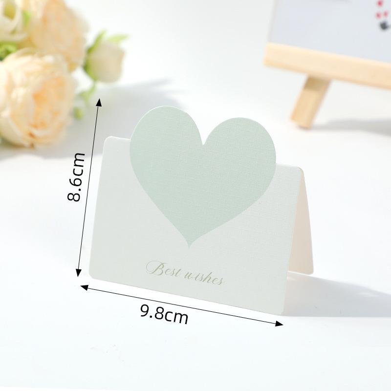 3D High-End Blank Folding Greeting Card with Handwritten Wishes