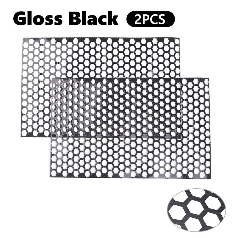 2Pcs Creative Trendy Taillight Stickers Car Rear Light DIY Decorative Sticker Universal Auto Honeycomb Sticker Decor Accessories