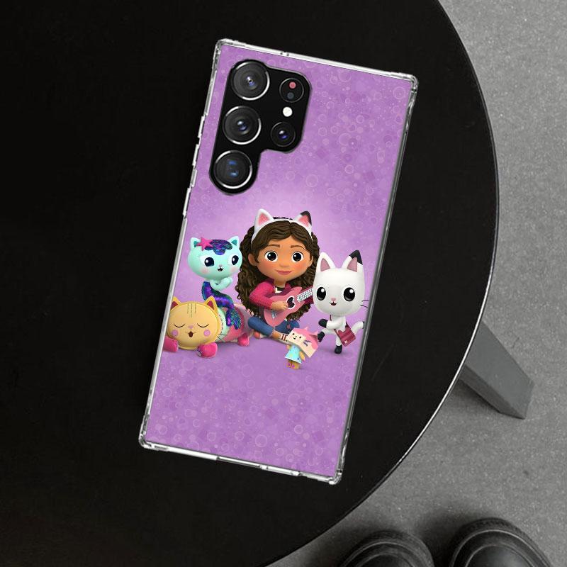 Cartoon Gabbys Dollhouse Phone Case Cover for Samsung Galaxy S26 S25 Edge S24 S23 Ultra S22 Plus S21 FE S20 + Art Customized Fun