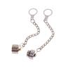 M12 Connector Dust Cover Rust Resistant Metal Waterproof Inner Outer Thread Cap for Telecommunication Tower Wiring