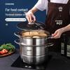 Sigeel 2-lagiger Dampfgarer aus Edelstahl