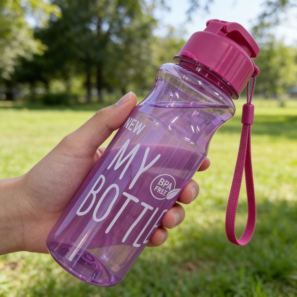 Plastik Bardak Taşınabilir El Tipi Açık Hava Sporları Kupa 900ml