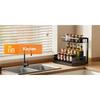 1/2 Pieces Double-layer Kitchen Sink Storage Rack, Sliding Pull-out Cabinet Finishing Rack, Metal Drawer