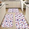 1PC Stars$Stripes Pattern Kitchen Rug Non-Slip Door Mat Pop design Bathroom Rug Bath Mat Carpet for Home Sink Laundry ecoreeree