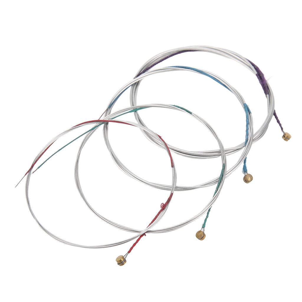 4 Stück Cello Saiten Kupfer Nickel Zinklegierung Zubehör für Größe 4 4 Musikinstrumente