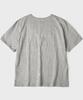 HOOVES Twin Skeleton Henley Neck Short Sleeve Tee [Melange Grey]