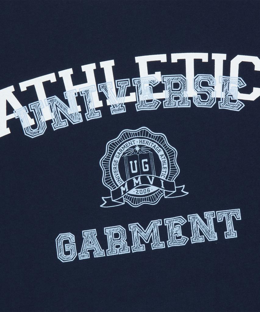 Yunibeoseugameonteu Ug Athletic Ringer T-Shirt_Navy