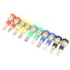 10 PCS 4.0mm Banana Plug Connectors Mixed Color Banana Binding Post  Speaker Terminals