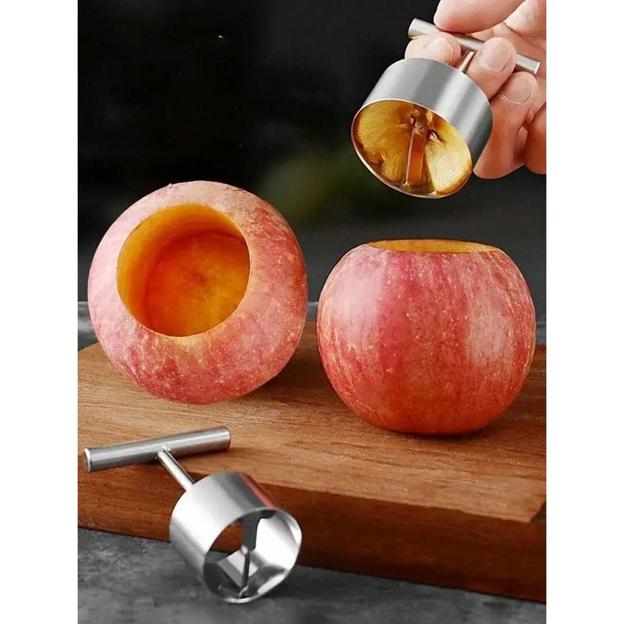 

Multifunctional Apple and Pear Core Separator Kitchen Tool Stainless Steel Fruit Core Remover Two-size fruit core removal set Suitable for L