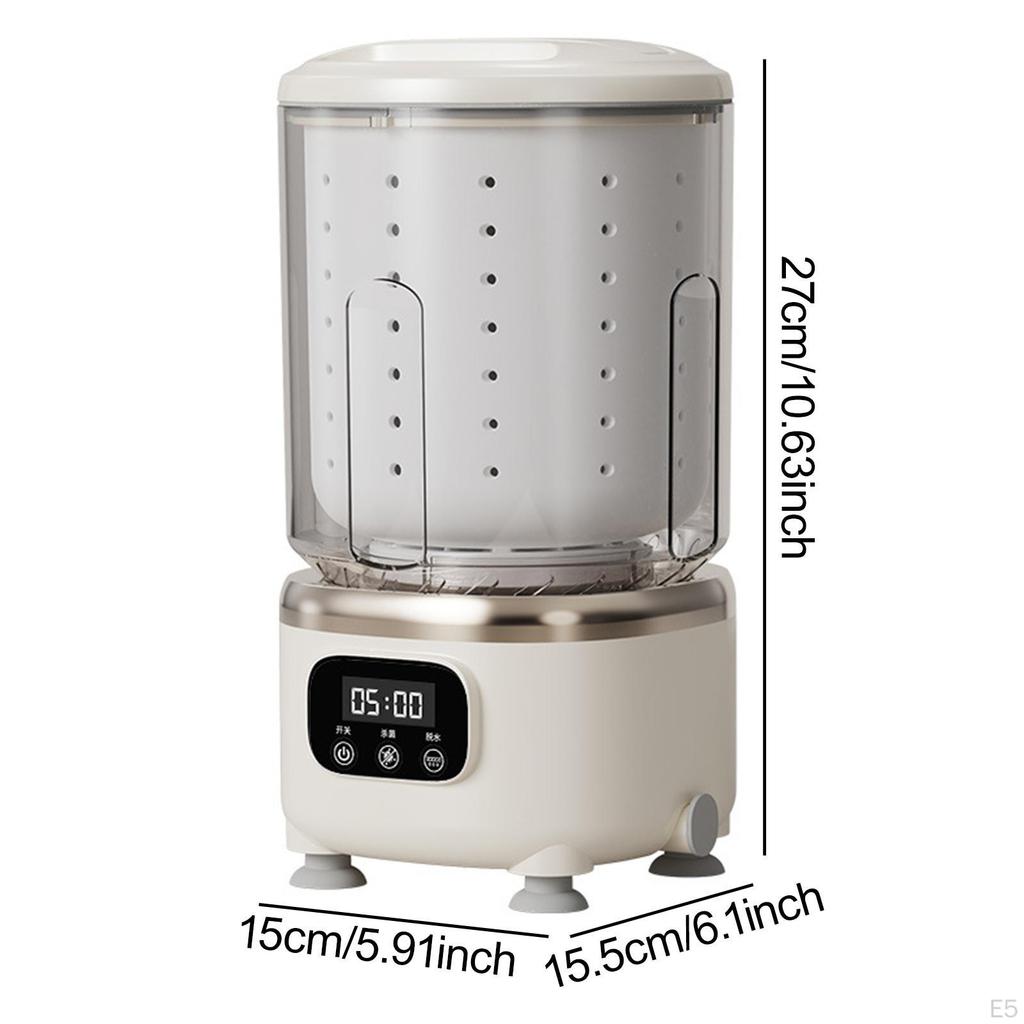Underwear Washing Machine Automatic Portable for Camping Apartment Purple