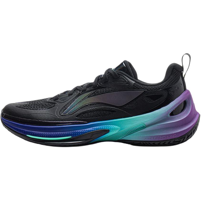 Li Ning Kids Basketball Pioneer Spirit 6 Team V2 Comfortable Soft Durable Low Top Basketball Shoes Kids sneaker Black YKBV056-1