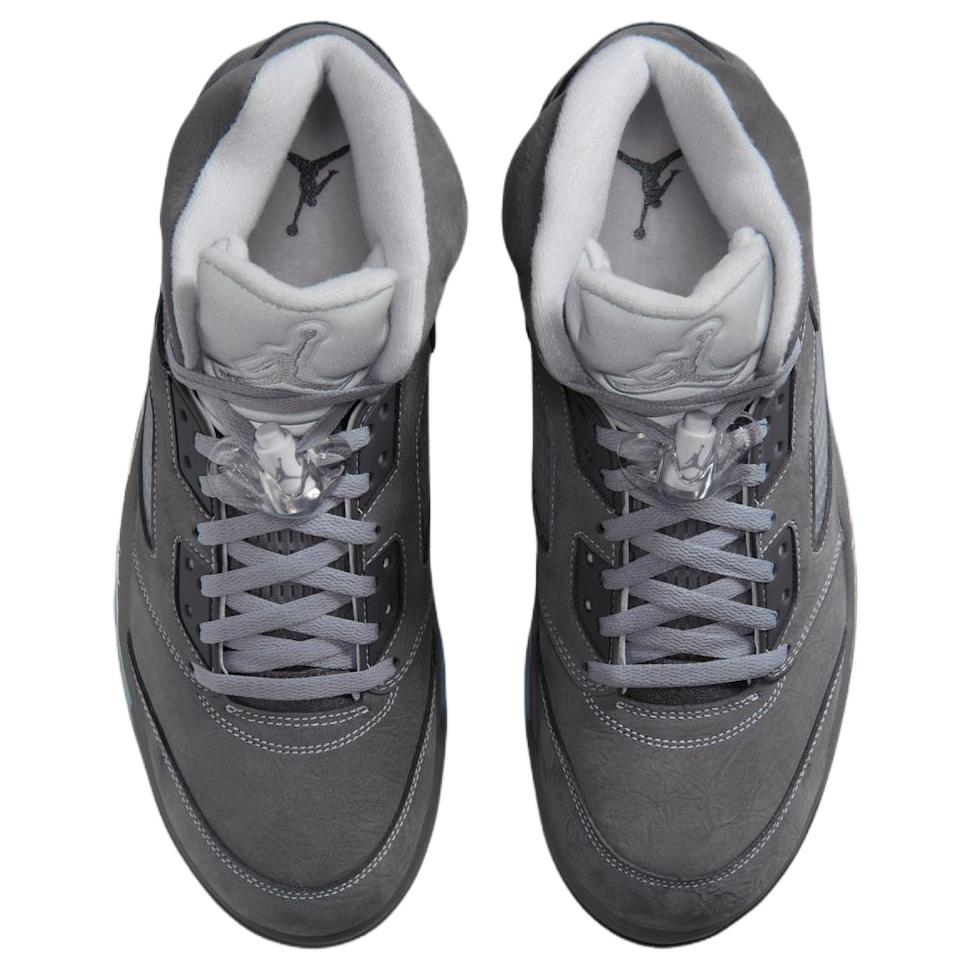 Jordan Air Jordan 5 Mid top Vintage Basketball Shoes Men's Gray DD0587-002