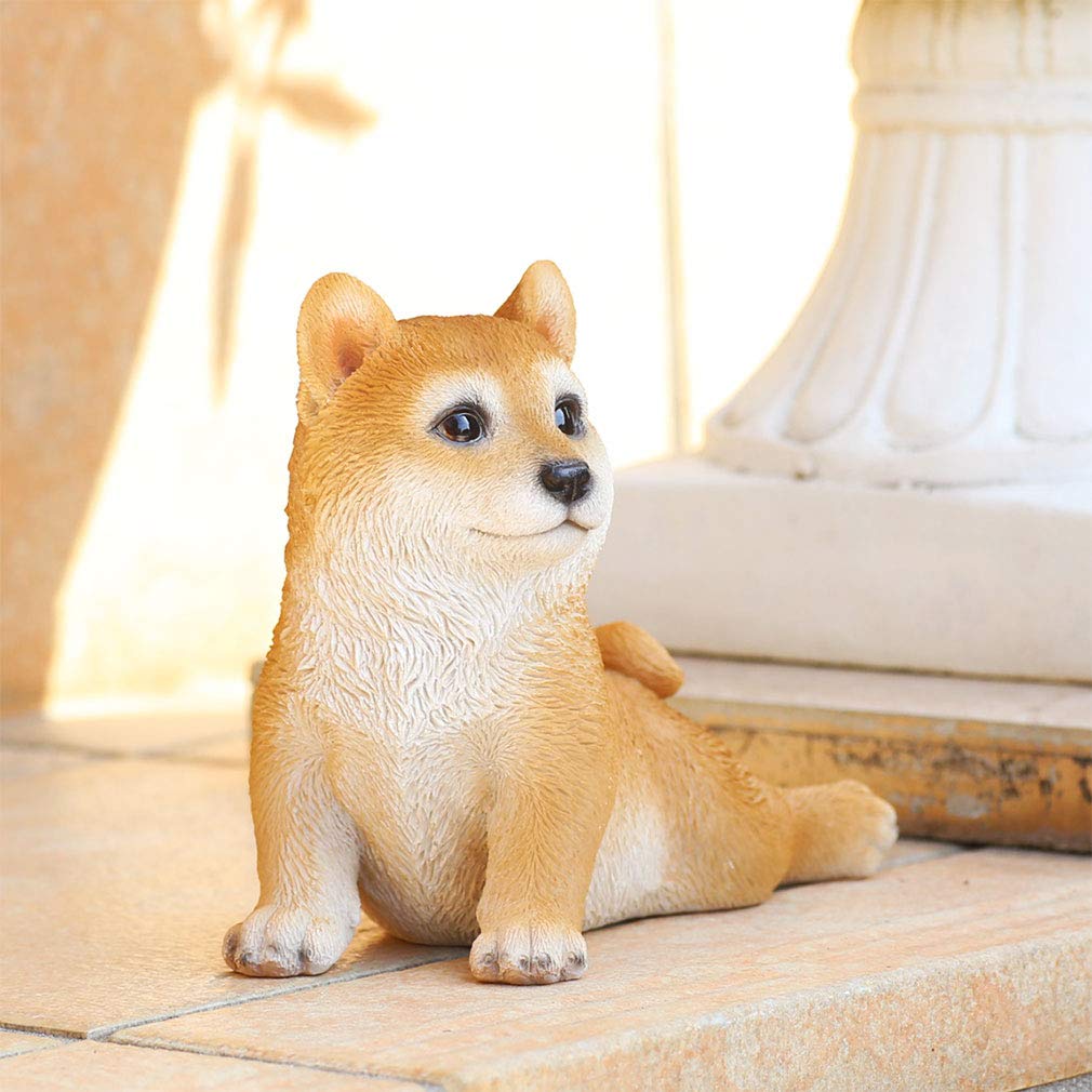 Devalier Ca198 Dog Figurine Shiba Inu Resin Gift Perfect Present [Genuine]