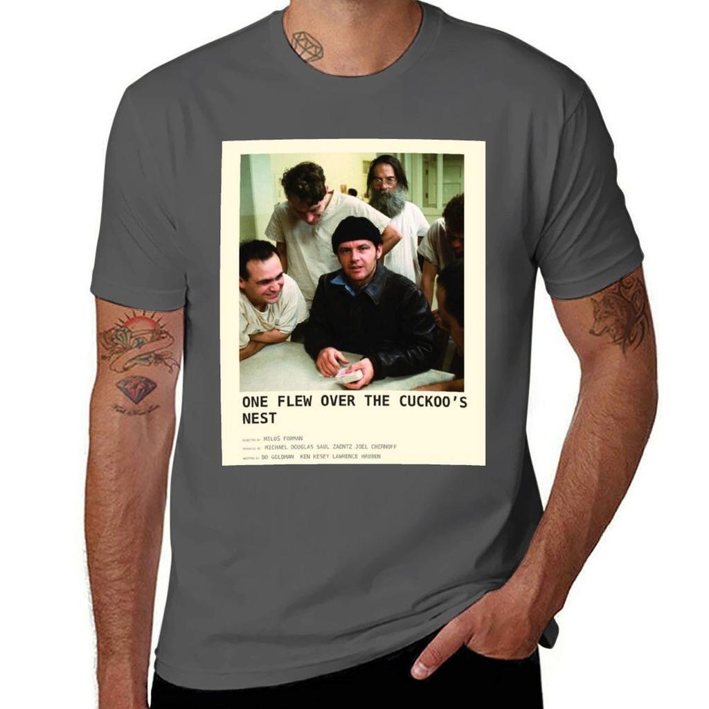 One Flew Over The Cuckoos Nest Tshirt Breathable Basic Cotton Tshirt