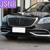New Front bumper grille chrome strip For Mercedes Benz S Class Maybach W222 S450 S500 S600 2018-2020 cus5