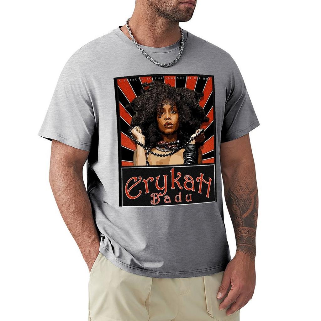 Erykah Badu Hair D-3 T-Shirt Boys Whites Plain Men'S T-Shirt