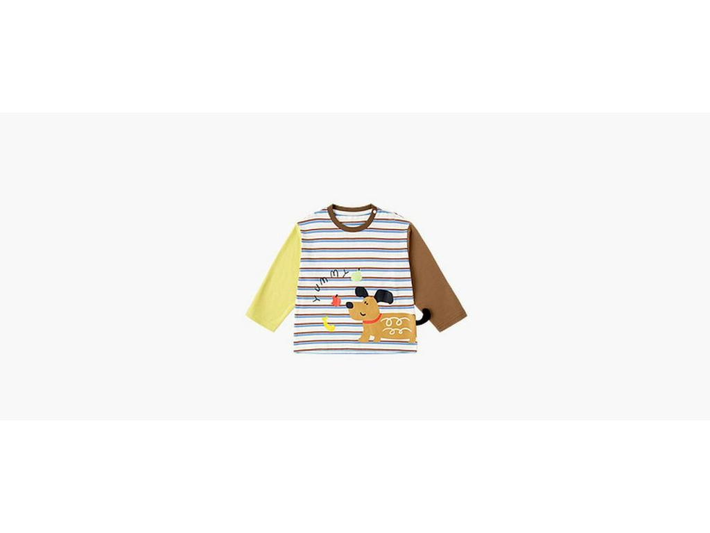 Camiseta de Manga Longa Infantil Família Dudu Algodão Nuvem: Nova Chegada de Primavera Camada Base para Meninos e Meninas