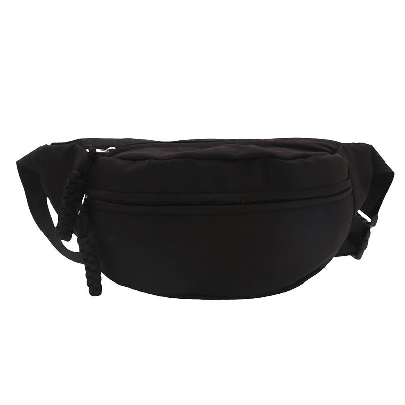 Casual messenger bag new simple and versatile sports breast bag large capacity student small satchel casual fanny pack