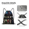 Asamike Training Bag Nap Sack Gym One Piece Stylish Sports Waterproof Multifunctional Drawstring Large Capacity Foldable Girls Boys Clothes Shoe Goods