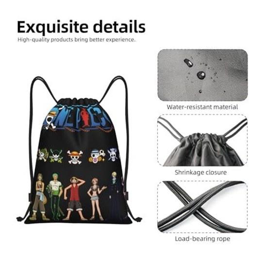 Asamike Training Bag Nap Sack Gym One Piece Stylish Sports Waterproof Multifunctional Drawstring Large Capacity Foldable Girls Boys Clothes Shoe Goods