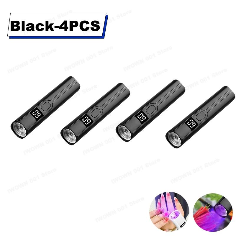 Timing Display Portable Handheld Mini Nail Lamp Family Quick Dry Flashlight Pen Chargeable Nail Dryer Machine Uv Led Nail Lamp