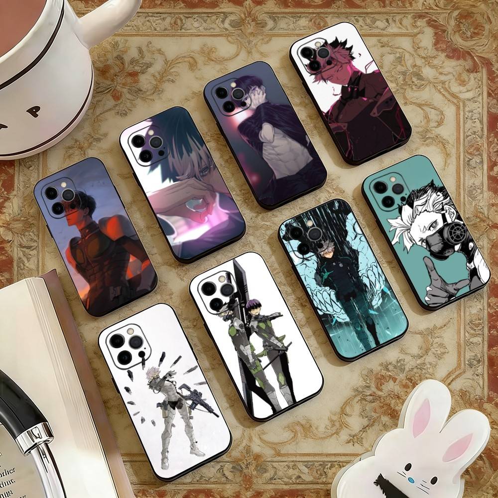 K-8-Kaiju No Phone Case For iPhone 17, 16,15,14,13,12,11 Plus,Pro Max, Others Soft Black Cover