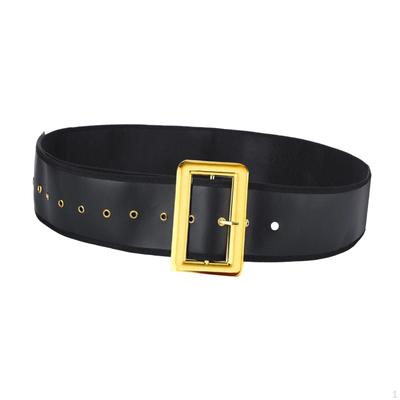 Christmas Belt PU Leather Pirate Xmas Decor Santa Claus Waist for Masquerade