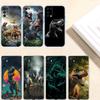 NH18 Dinosaurier Transparente Handyhülle für Motorola Moto G7 G8 G9 G84 G85 G73 G24 G15 Z2 Play Power Plus