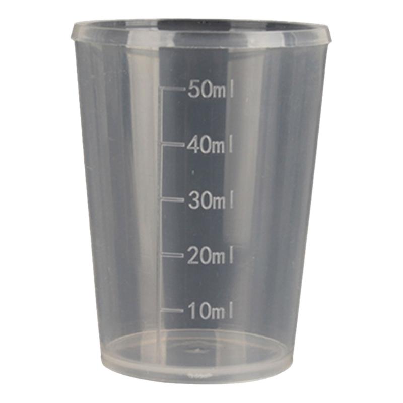 5Pcs/set Clear Laboratory Measuring Cylinder for Kitchen Cooking Measuring Tool Liquid Measuring Cup Clear Kitchen Cup