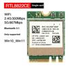 1 Set 2.4Ghz Bluetooth-Compatible Wifi Card Ipx Connector Card Rtl8822Ce Dual-Band 802.11Ac 1200Mbps M2 Wifi Card