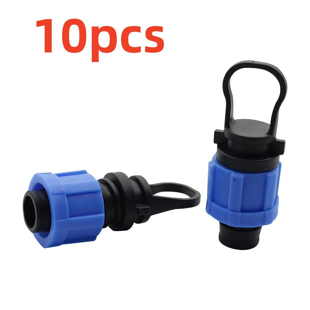 

10pcs 16mm Drip Tape End Plug Household Irrigation Adapter Garden Hose Connector Agriculture Greenhouse Drip Tape Fittings 16mm