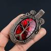 Tree Of Life Red Flash Labradorite Pendant, 999 Copper Wire Wrapped Jewelry, Gemstone Jewelry Pendant, Handmade Wedding Gift Jewelry