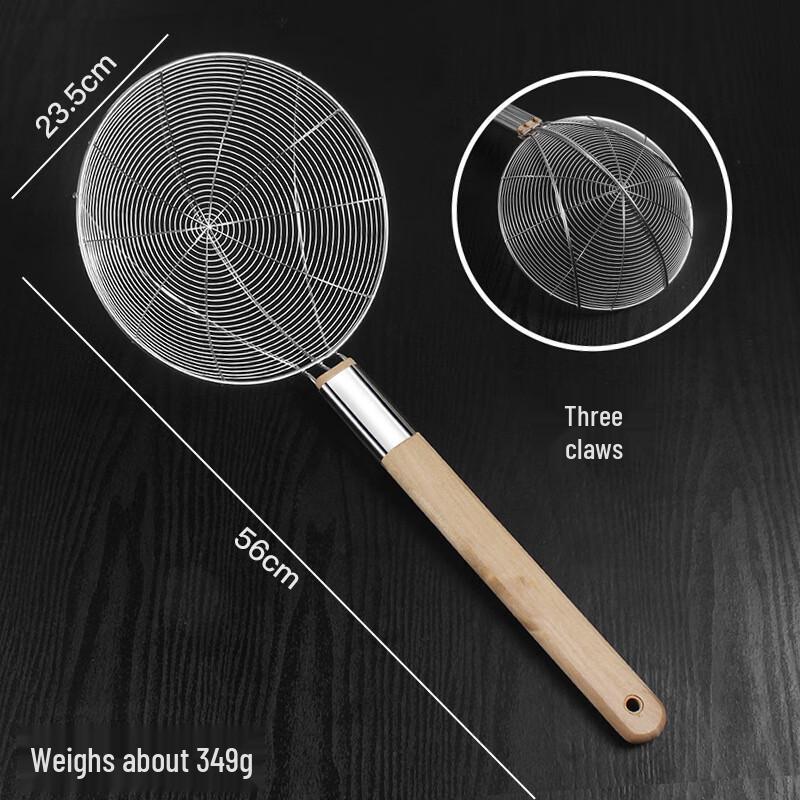 

Thickened Stainless Steel Wire Mesh Strainer Skimmer