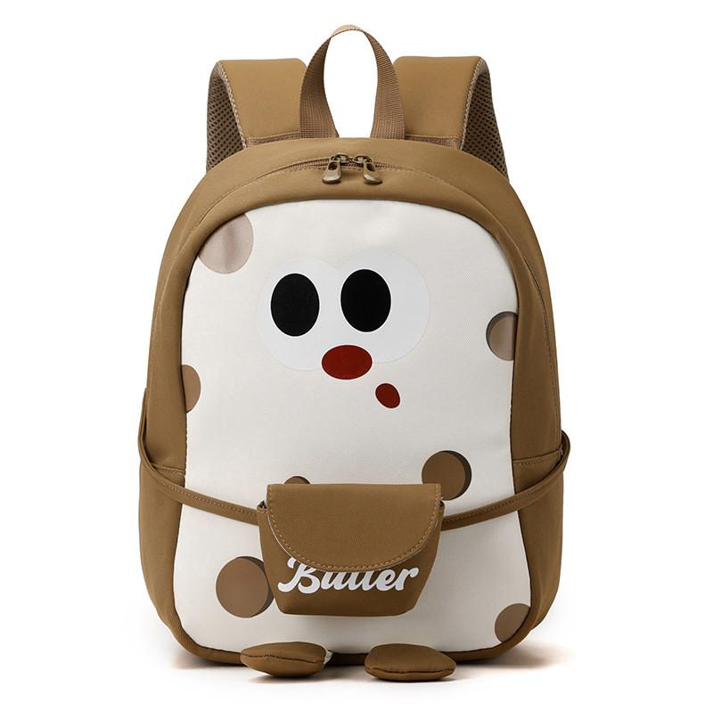 Cartoon Kids School Backpack With Breathable Nylon For Preschool Boys And Girls