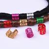 100PCS Aluminum Hair Jewelry Rings Colorful Adjustable Hair Cuffs For Women And Girls