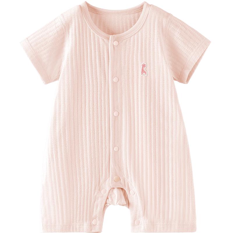 TONGTAI Infant Summer Cotton Short-Sleeve Romper