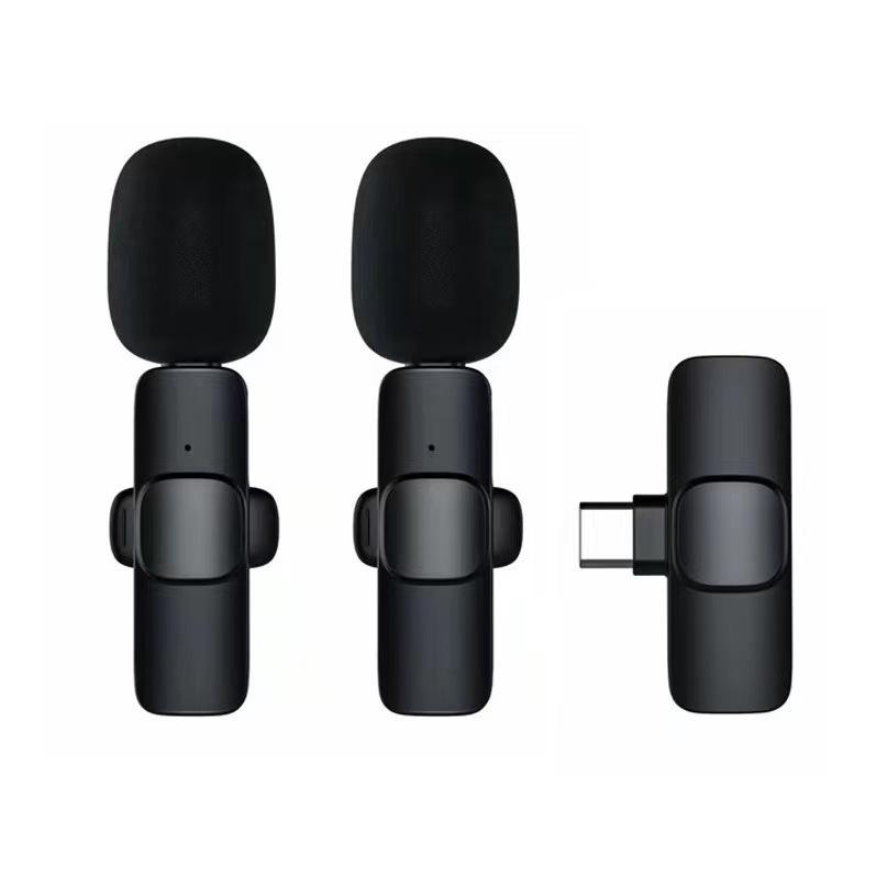 Wireless Lapel Microphone for Outdoor Mobile and Computer Use - Live Broadcast, Interview, Recording with Noise Reduction