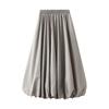 High-waisted Lantern Skirt Skirt High Waist Bud Lantern Dress Skirt Mid-Length Skirt for Women